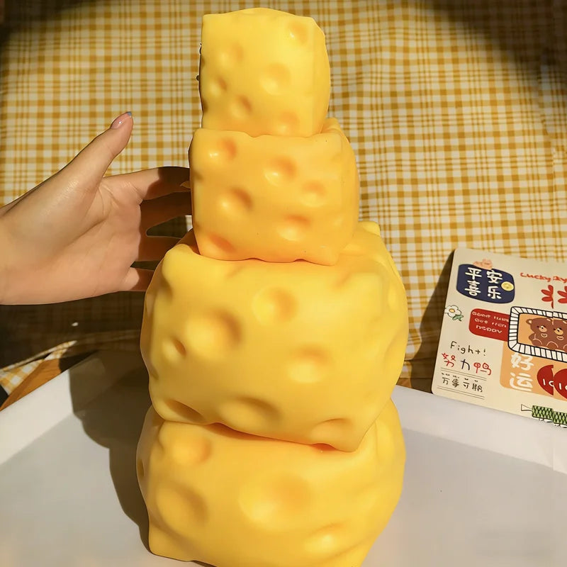 Cheese Cube Slow-Rise Squishy