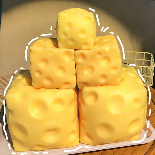 Cheese Cube Slow-Rise Squishy