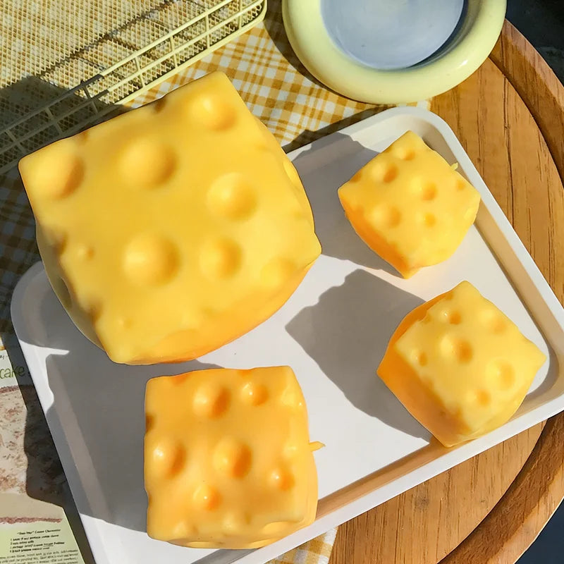 Cheese Cube Slow-Rise Squishy